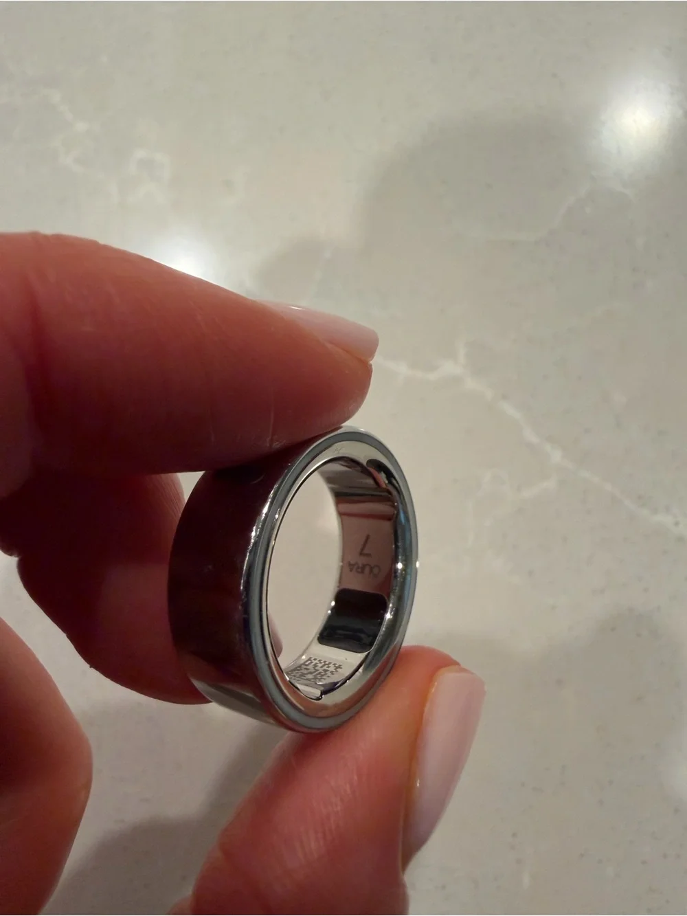 Oura polished ring
